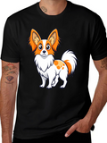Cute Dog Graphic Tee - Unisex Black T-Shirt