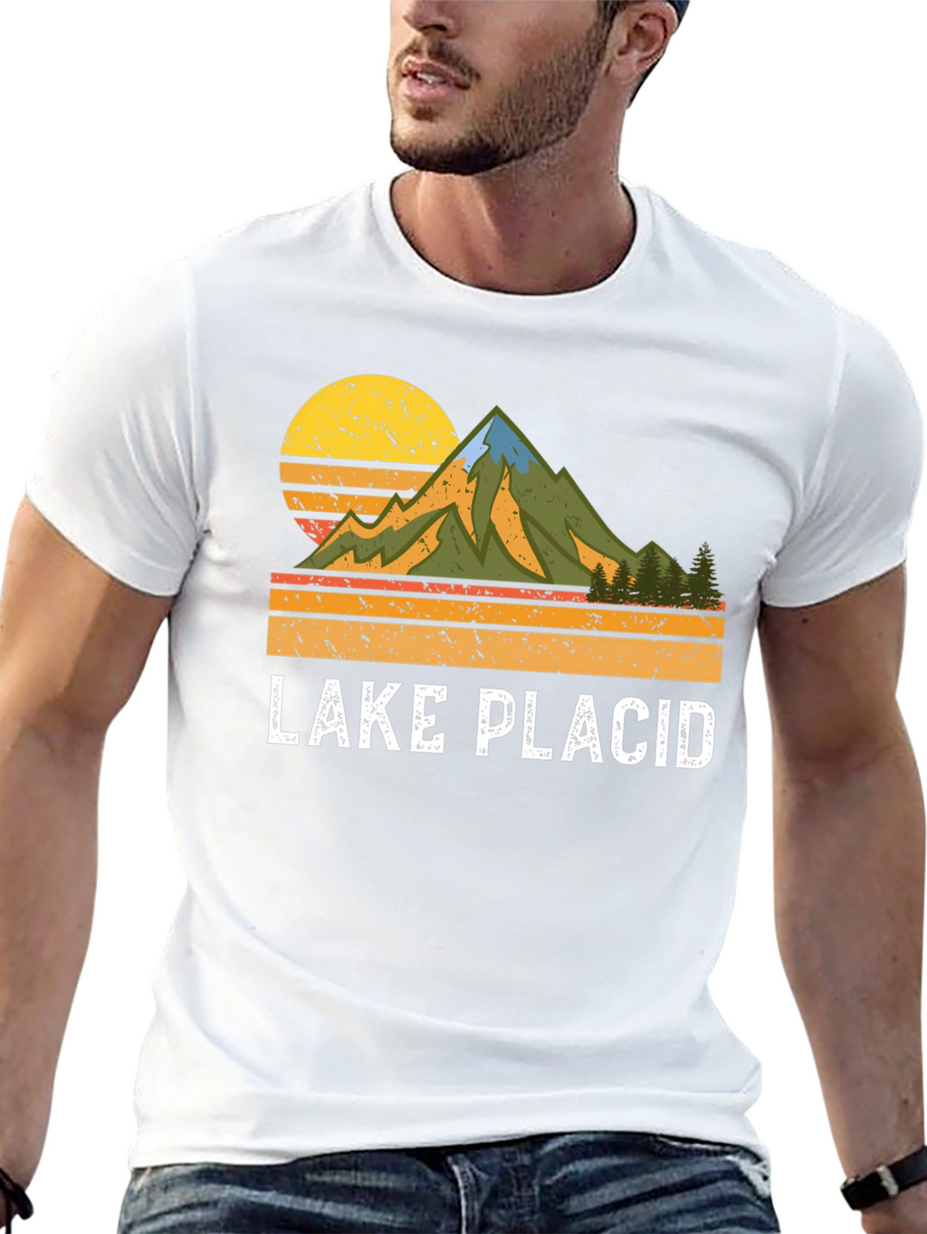 Lake Placid Retro Graphic T-Shirt
