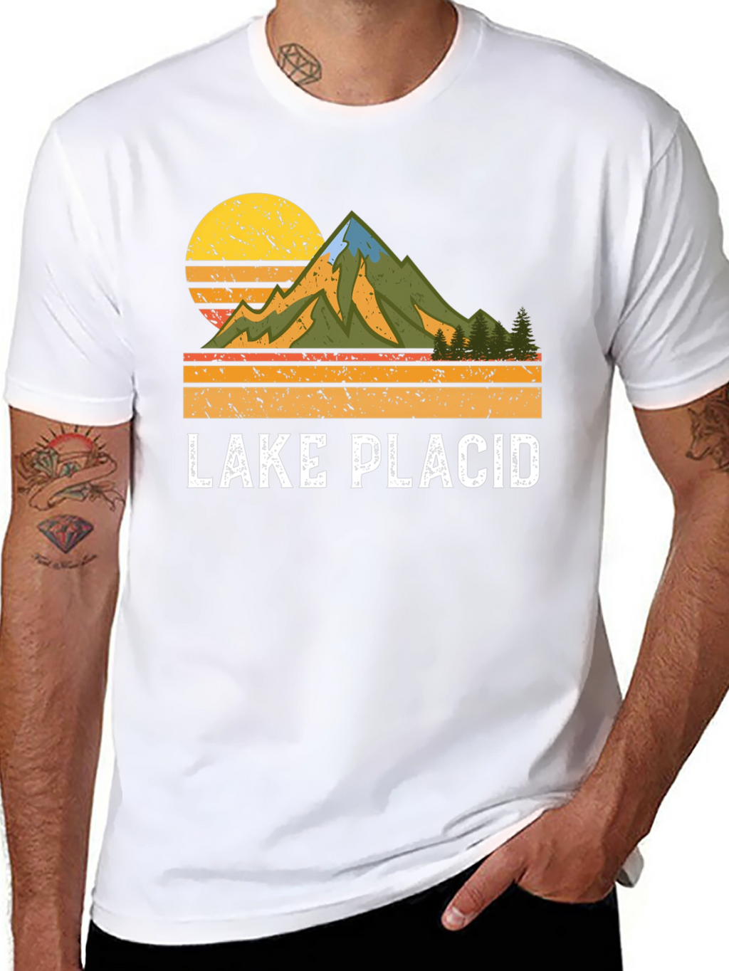 Lake Placid Retro Graphic T-Shirt
