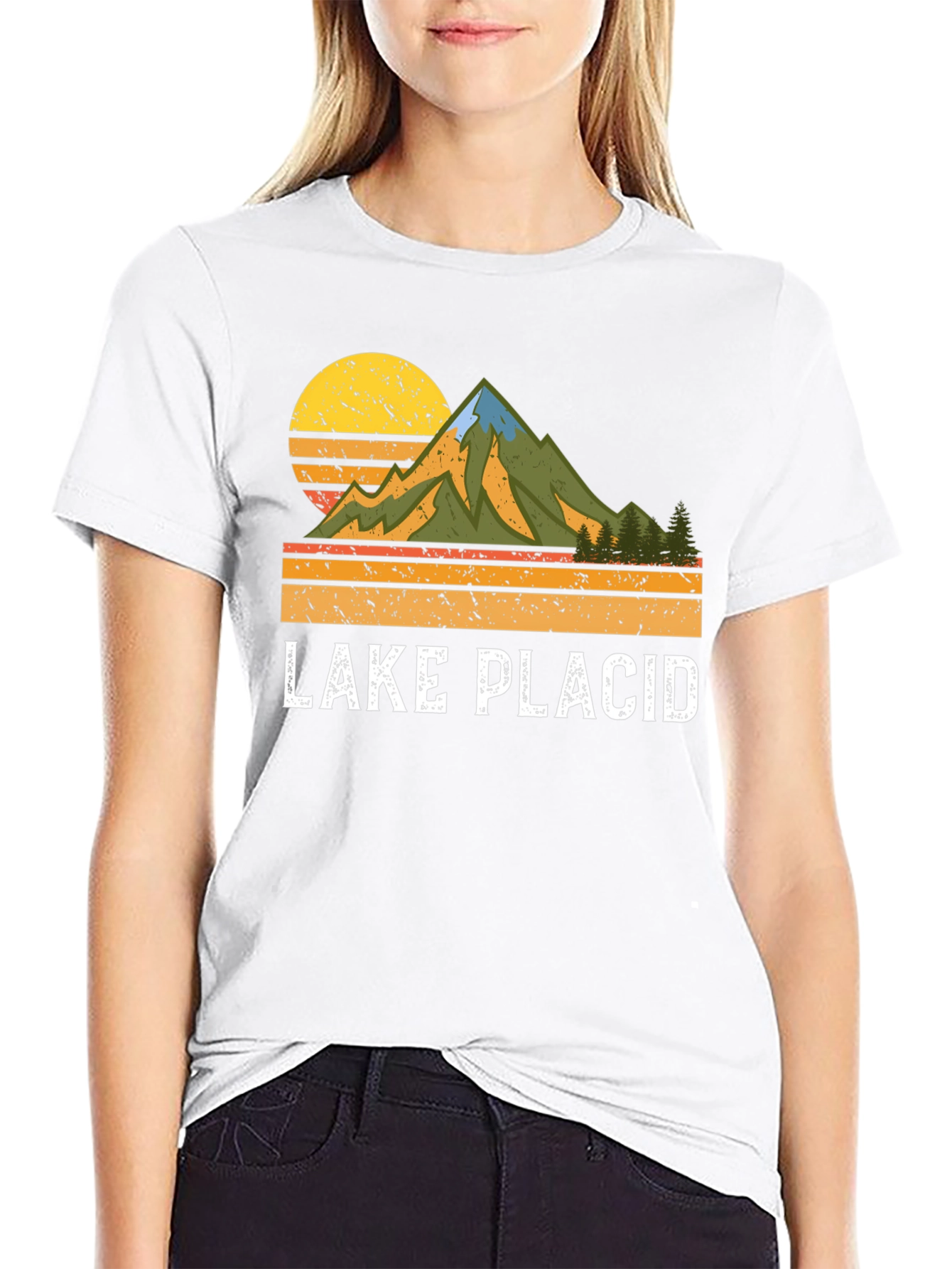 Lake Placid Retro Graphic T-Shirt