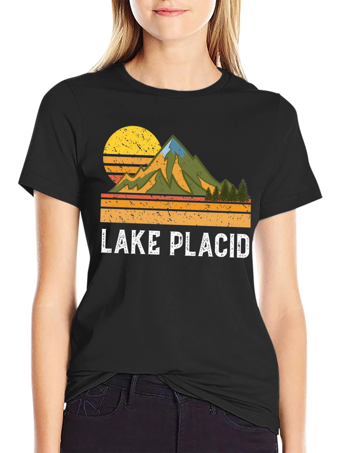 Lake Placid Retro Graphic T-Shirt
