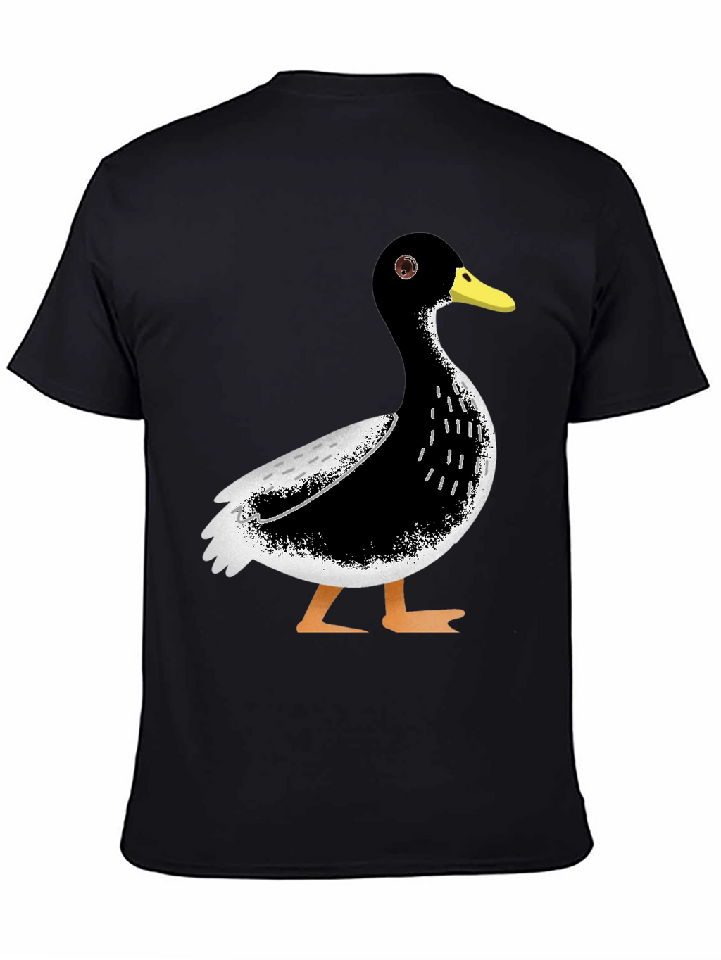 Duck Graphic T-Shirt - Casual Black Tee