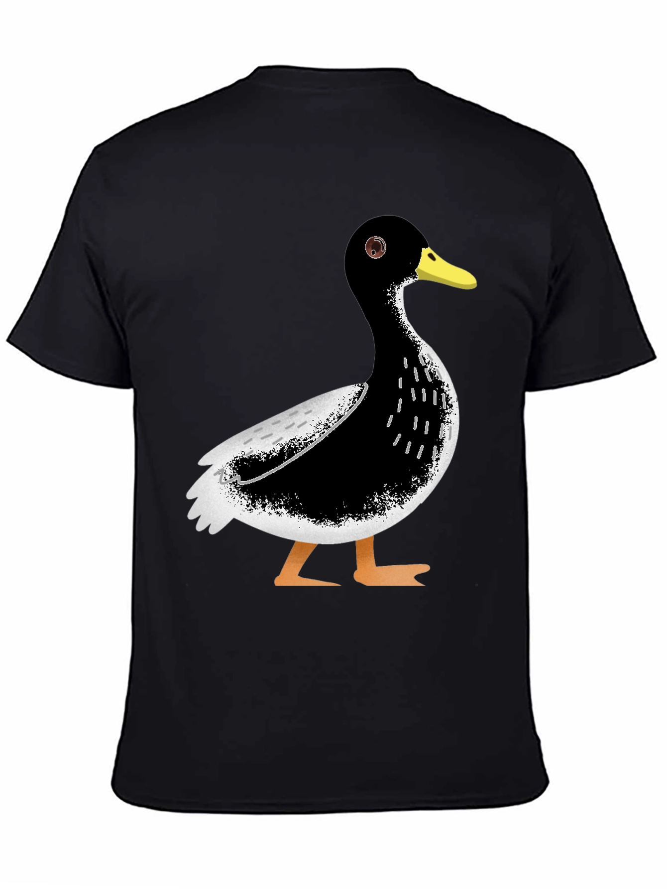 Duck Graphic T-Shirt - Casual Black Tee