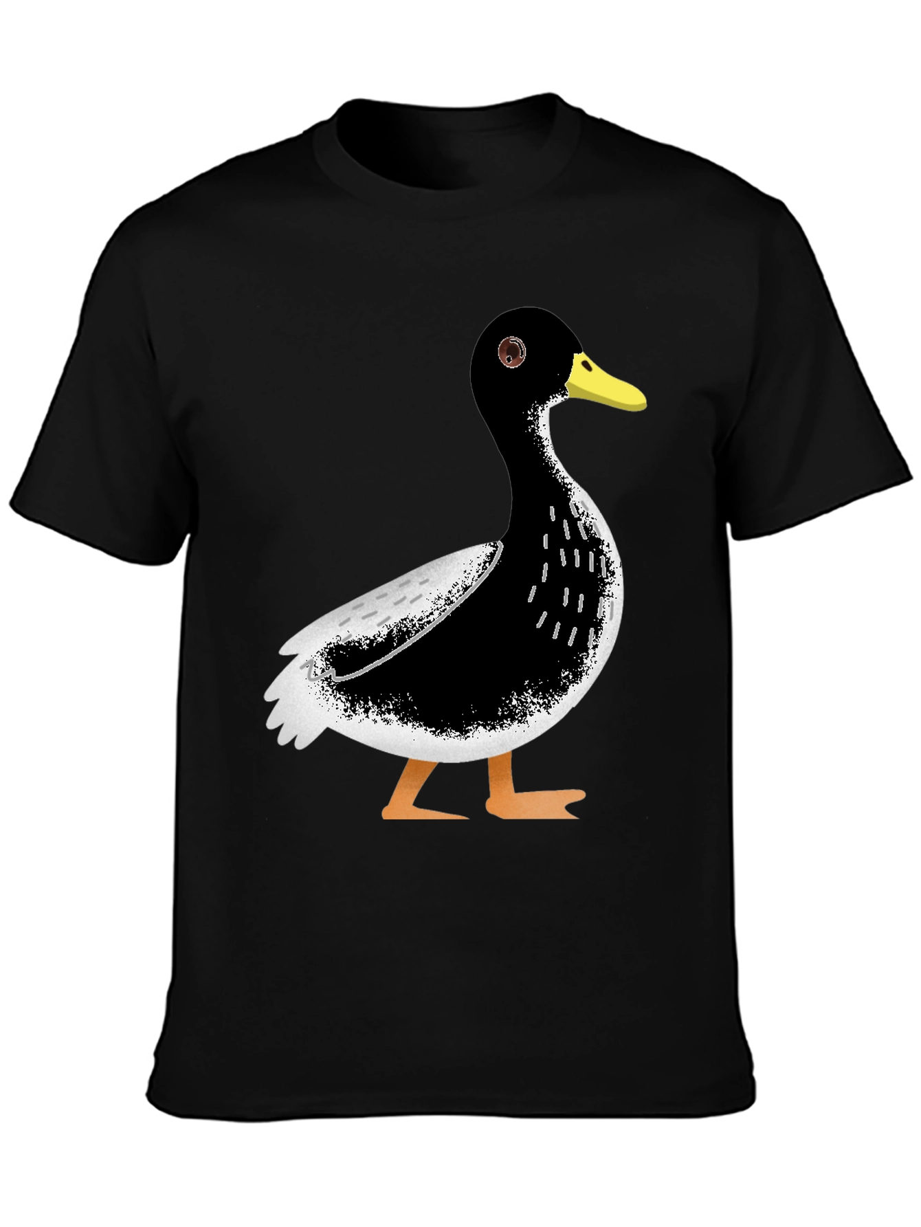 Duck Graphic T-Shirt - Casual Black Tee