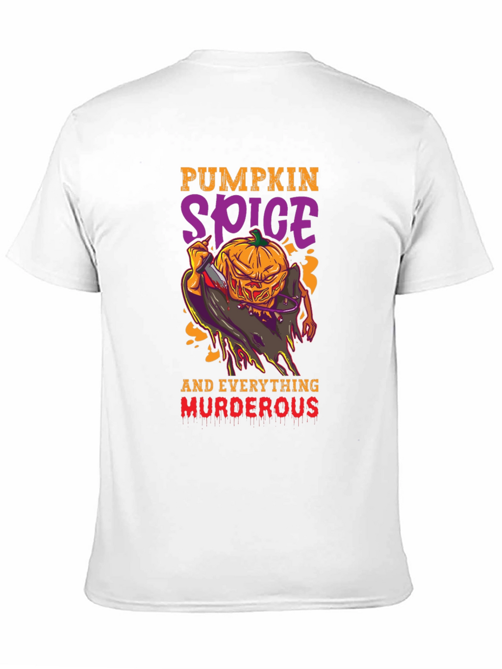 Pumpkin Spice Murder Halloween T-Shirt
