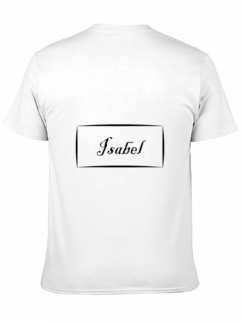 Isabel Personalized Black T-Shirt