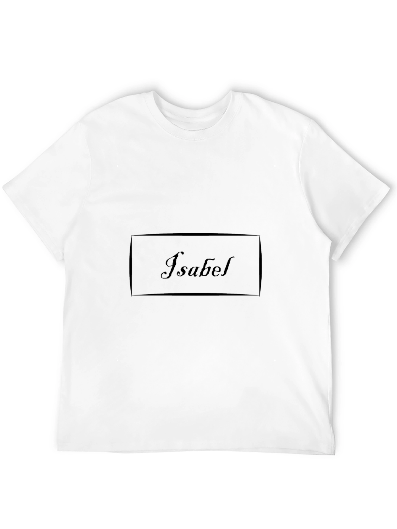Isabel Personalized Black T-Shirt