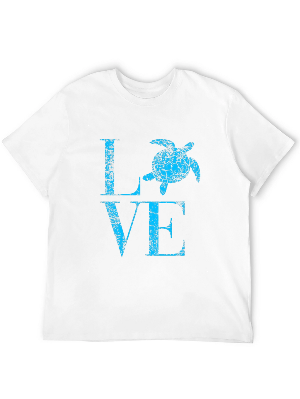 Turtle Love Graphic Tee - Black Cotton Casual Shirt