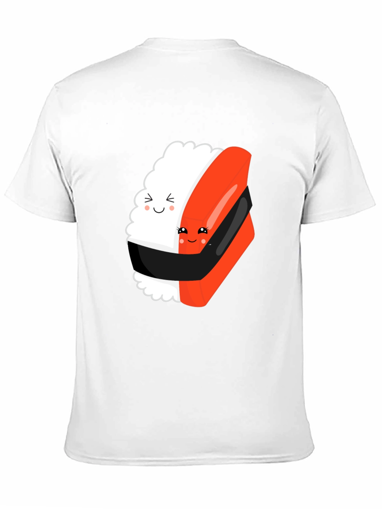 Sushi Hug Black T-Shirt: Cute & Comfy Unisex Tee