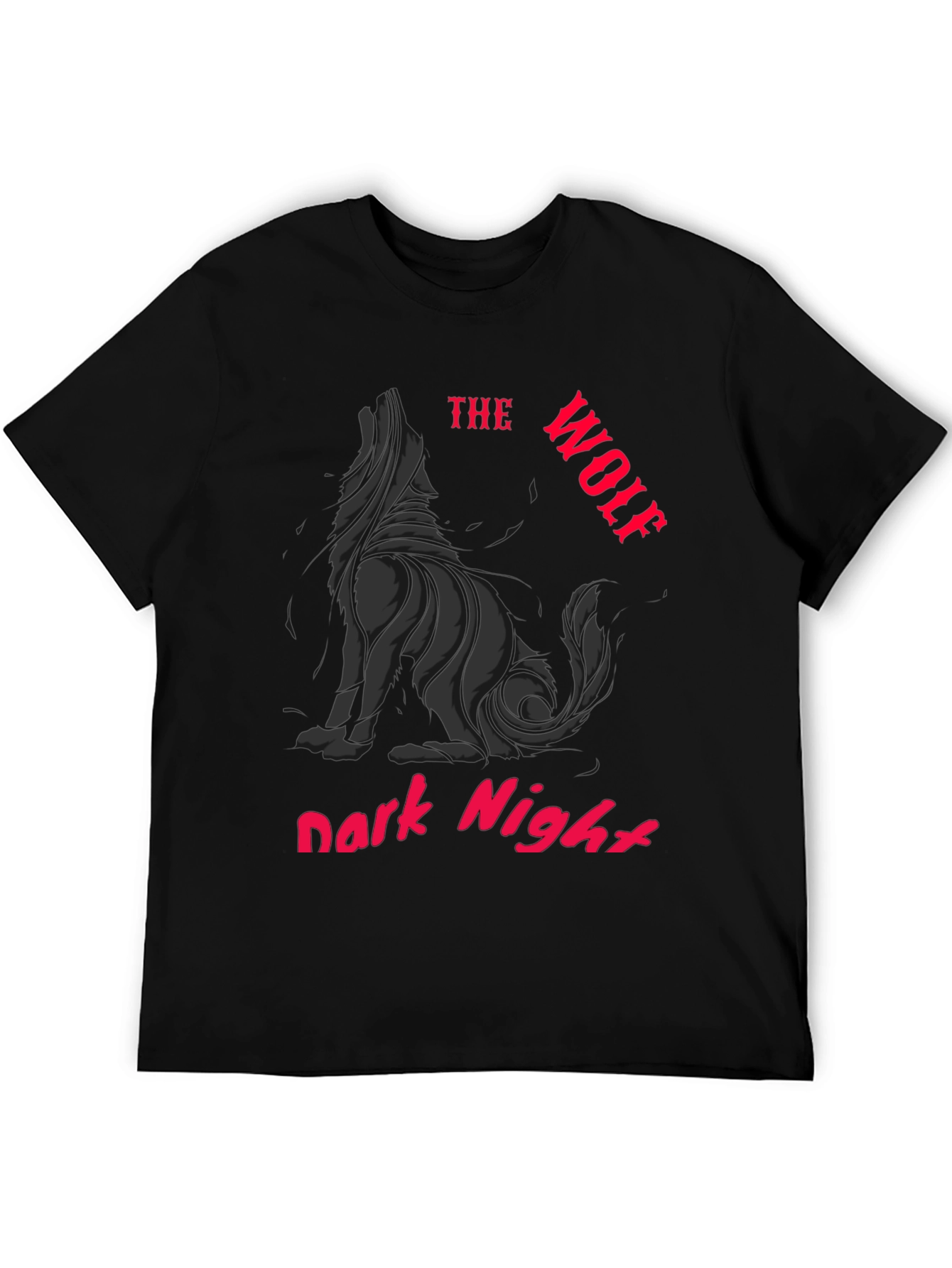 The Wolf Dark Night Graphic T-Shirt