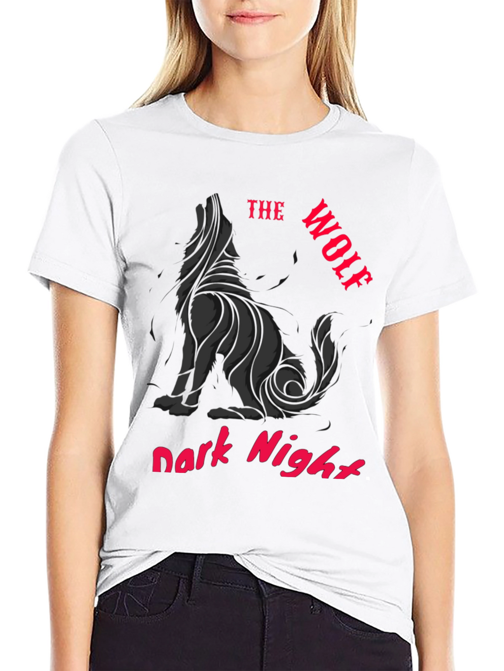 The Wolf Dark Night Graphic T-Shirt