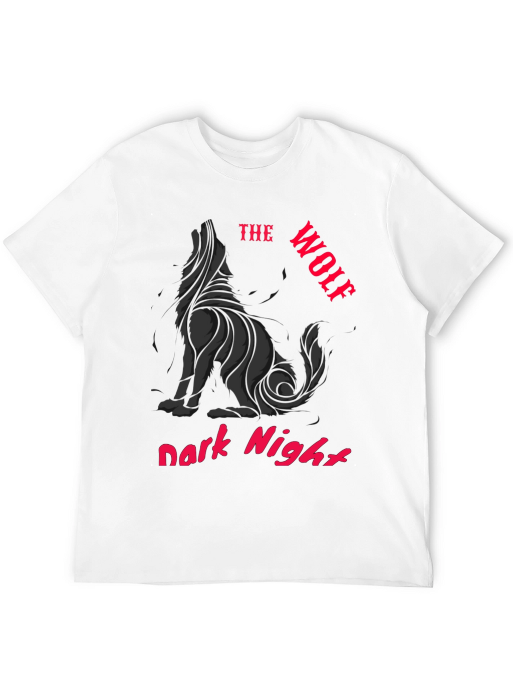 The Wolf Dark Night Graphic T-Shirt