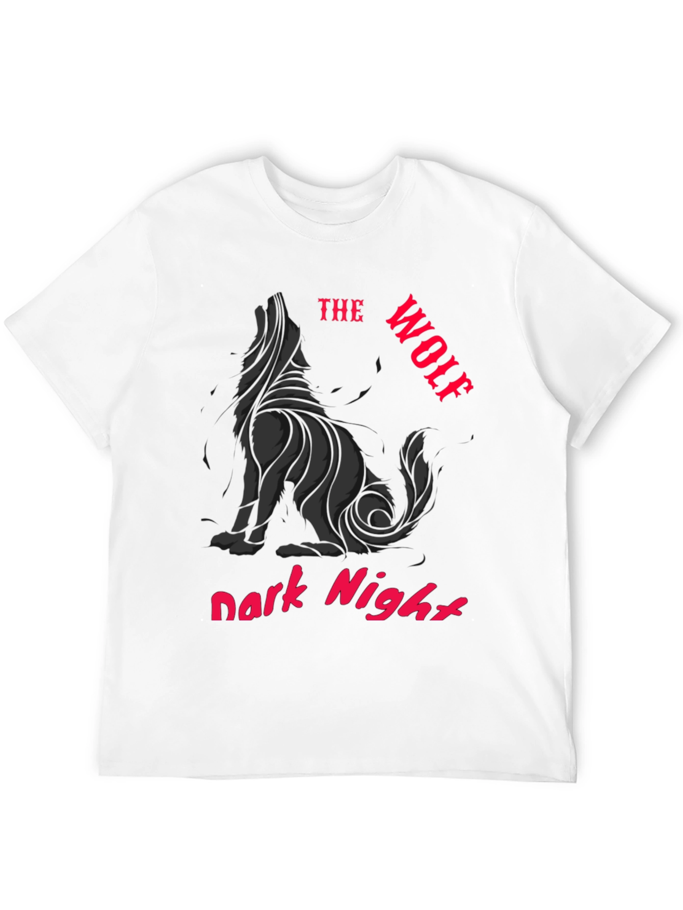 The Wolf Dark Night Graphic T-Shirt