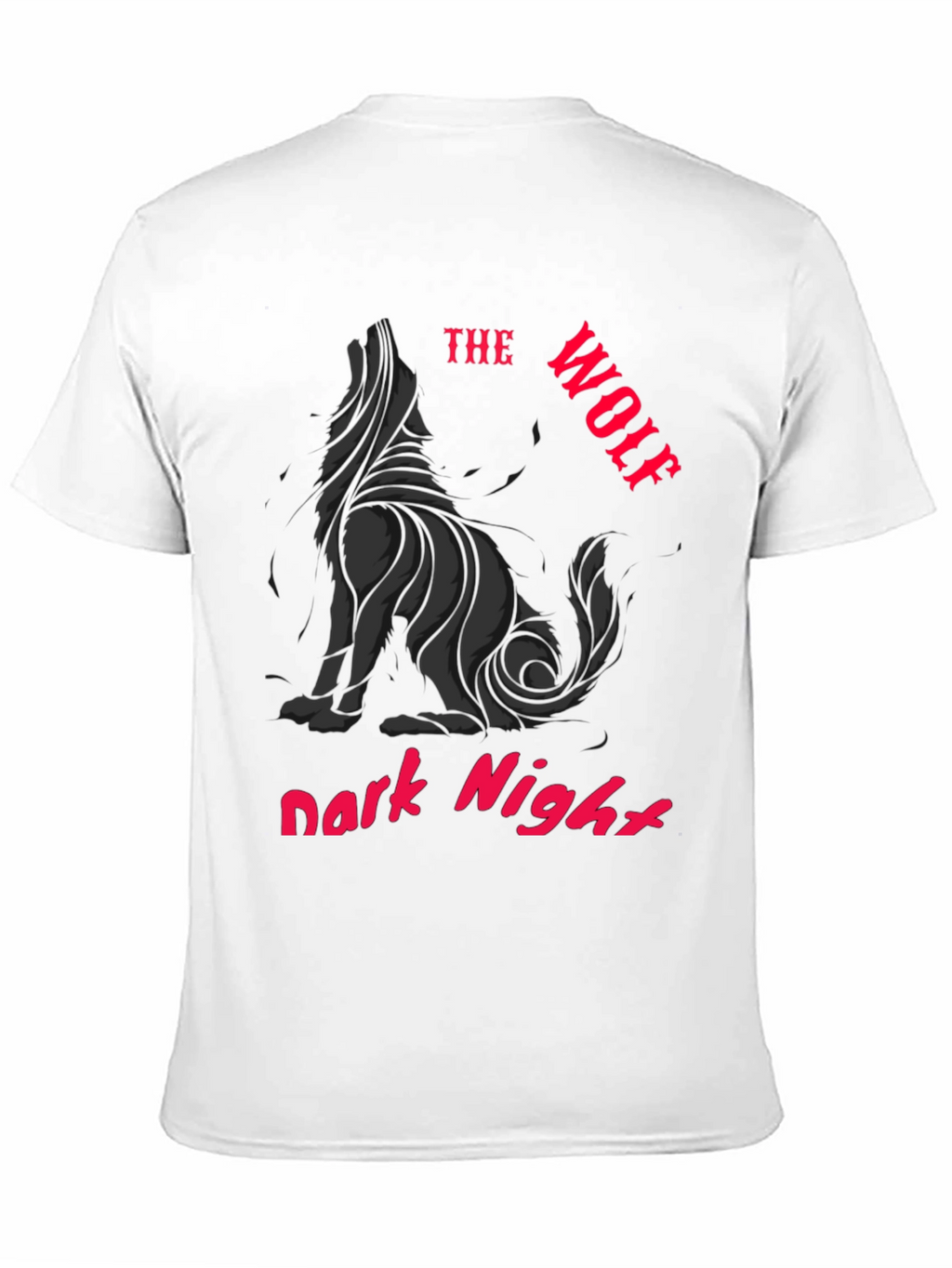 The Wolf Dark Night Graphic T-Shirt
