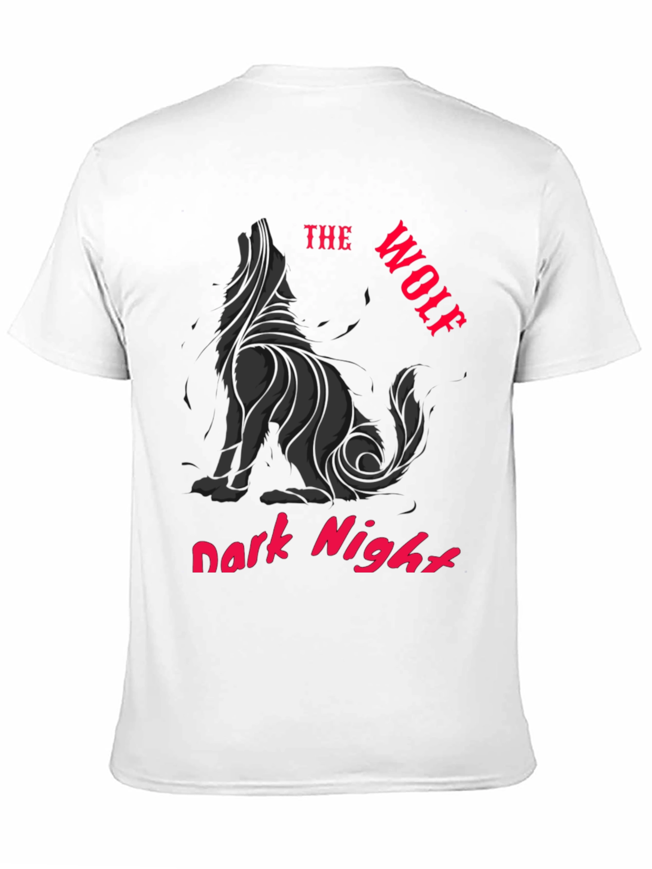 The Wolf Dark Night Graphic T-Shirt