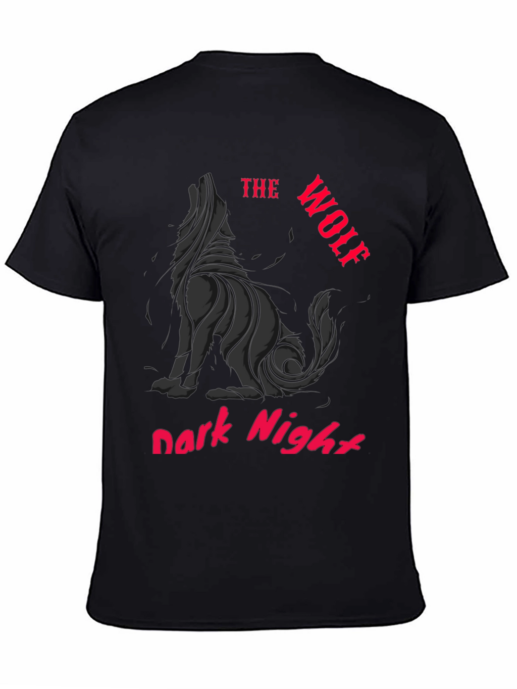 The Wolf Dark Night Graphic T-Shirt