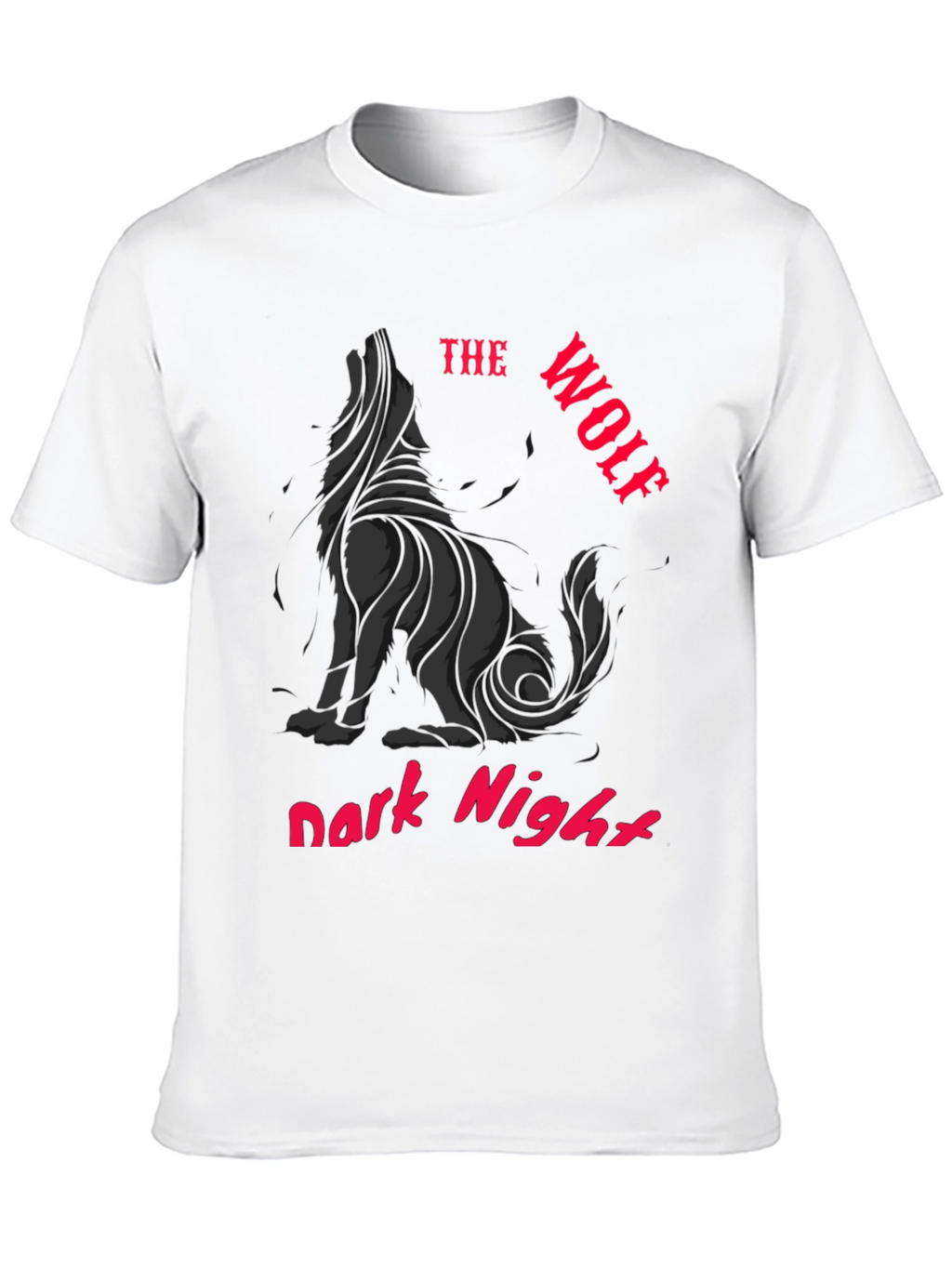 The Wolf Dark Night Graphic T-Shirt