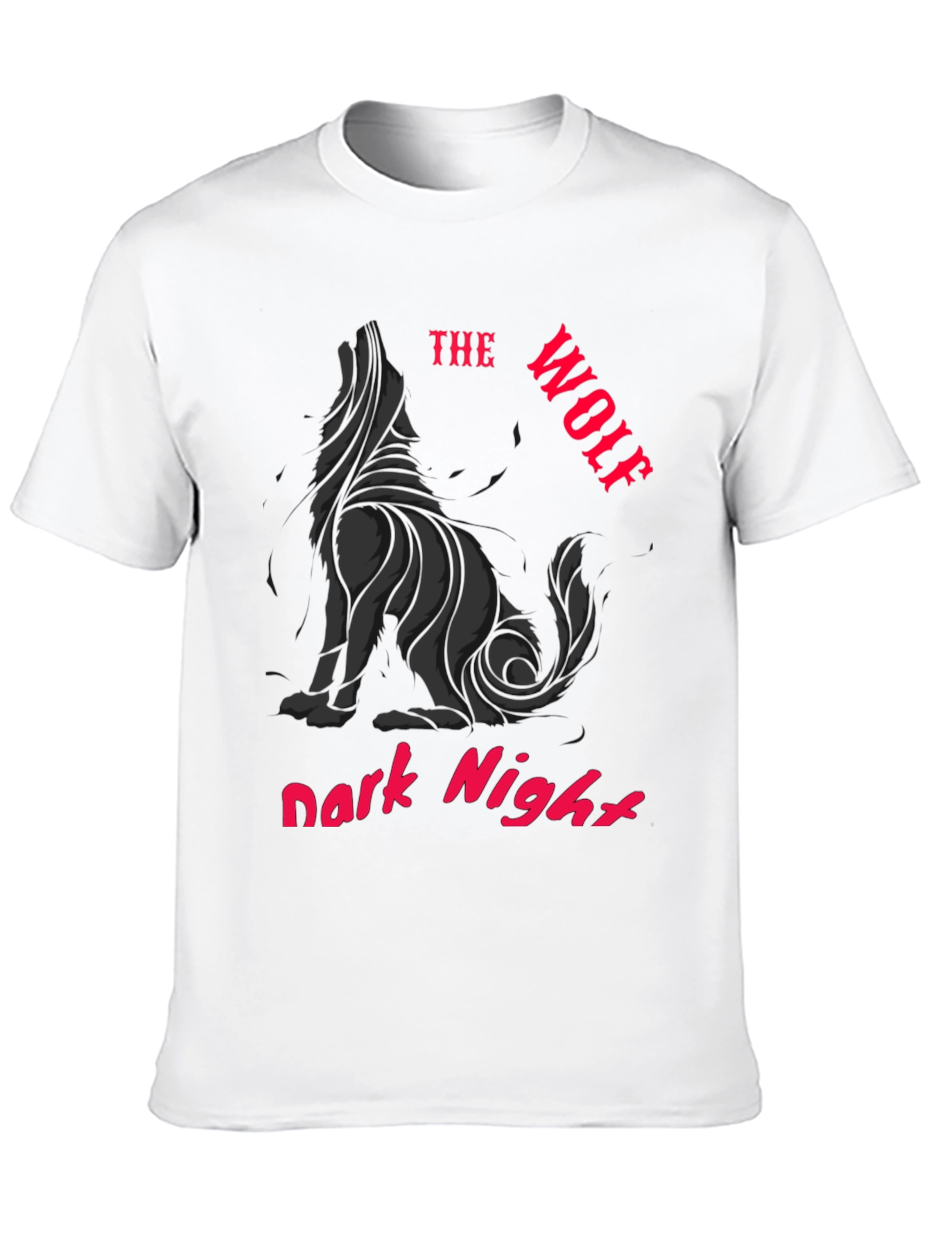 The Wolf Dark Night Graphic T-Shirt