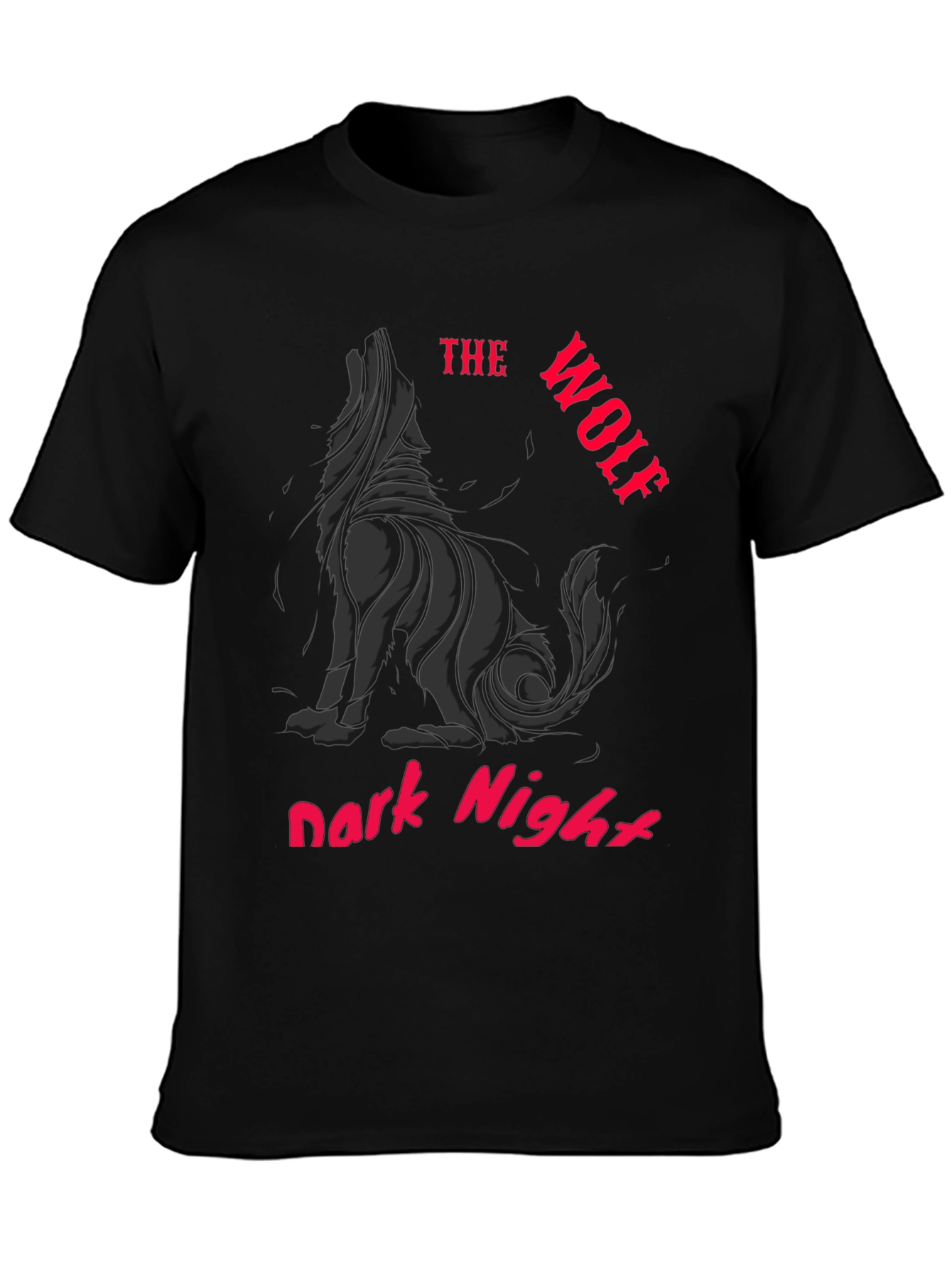 The Wolf Dark Night Graphic T-Shirt