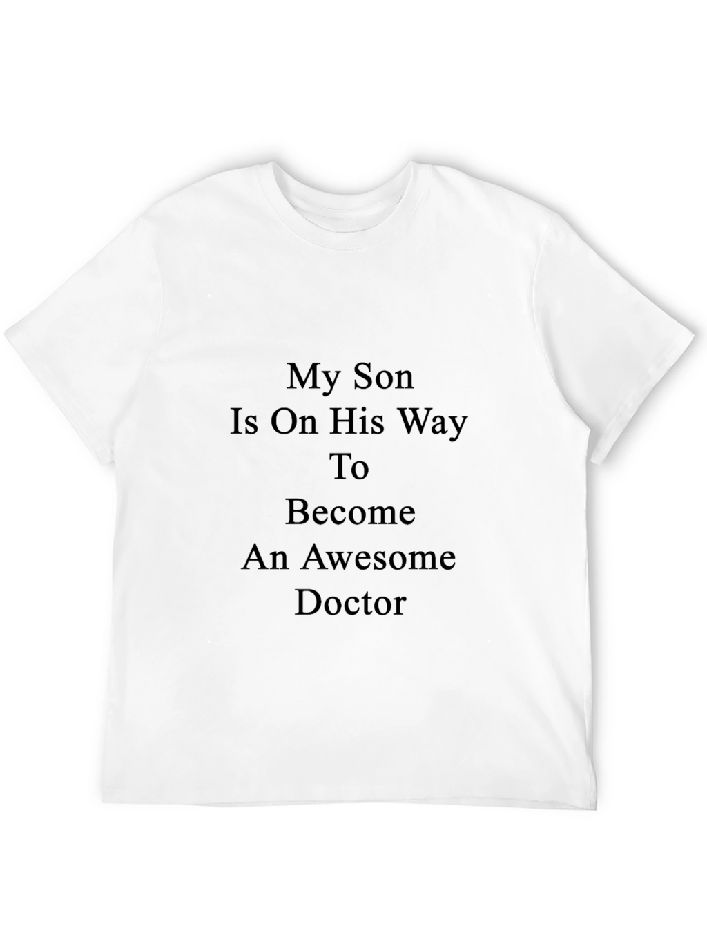 Proud Dad Doctor-in-Training Black T-Shirt