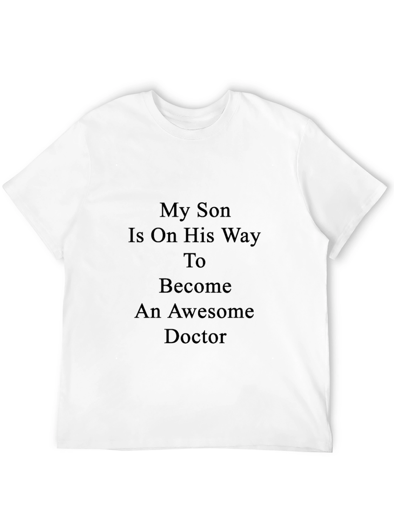 Proud Dad Doctor-in-Training Black T-Shirt