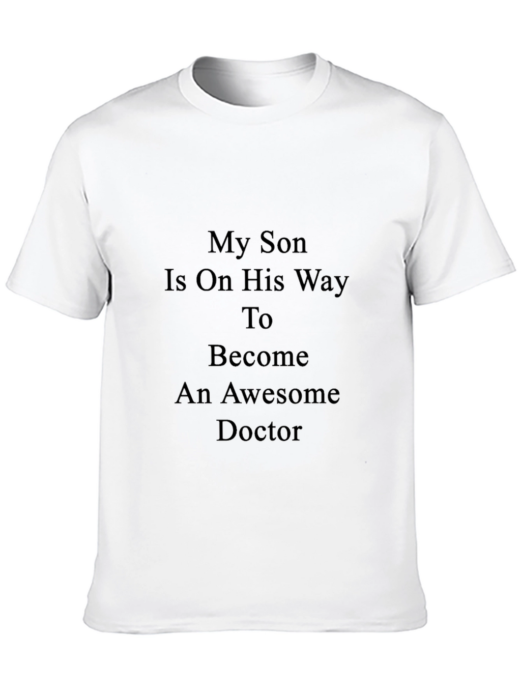 Proud Dad Doctor-in-Training Black T-Shirt