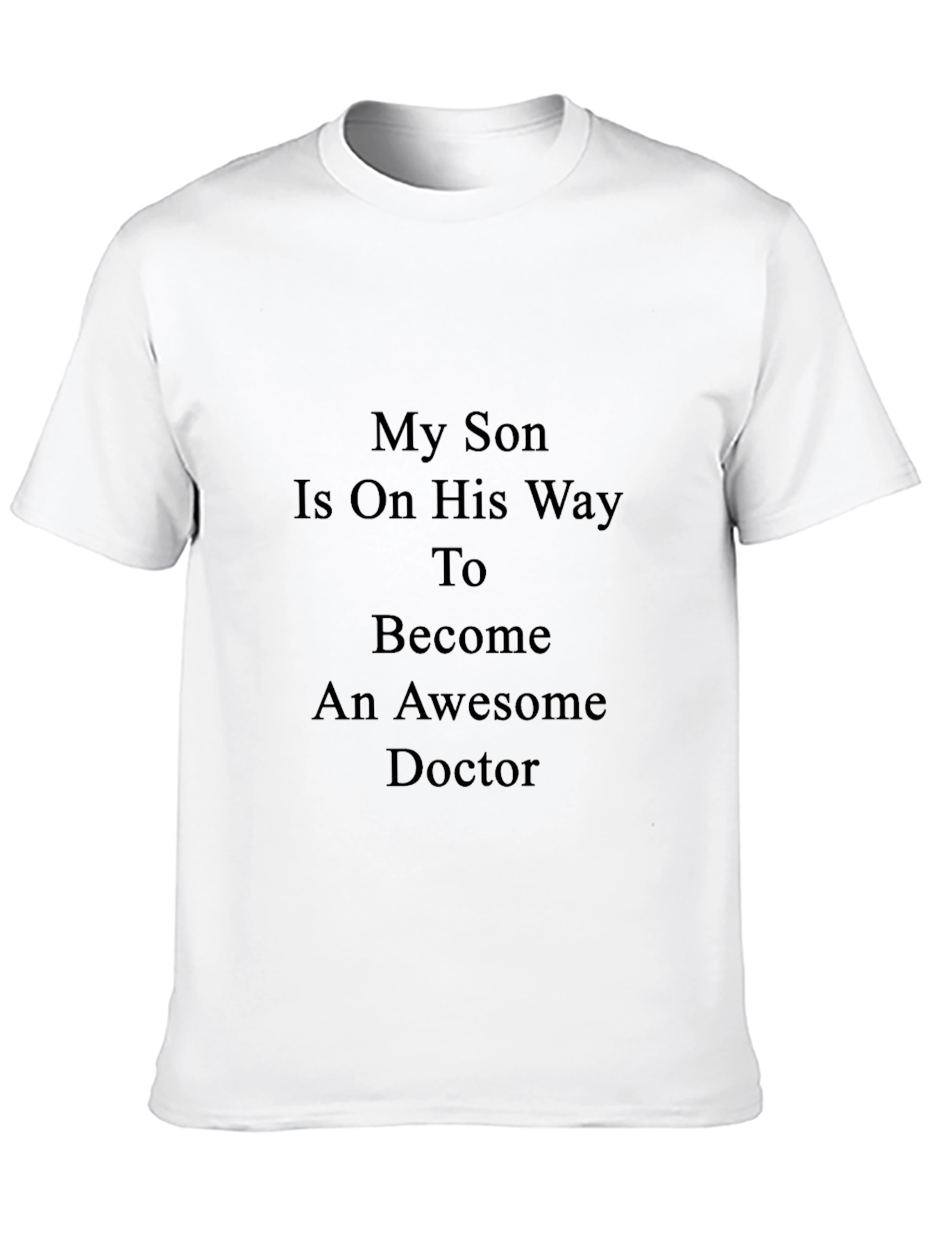 Proud Dad Doctor-in-Training Black T-Shirt