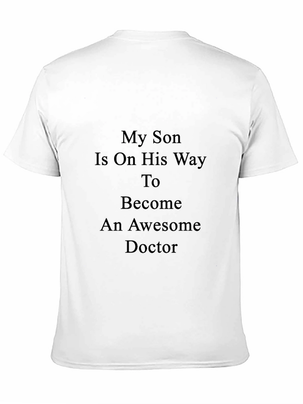 Proud Dad Doctor-in-Training Black T-Shirt
