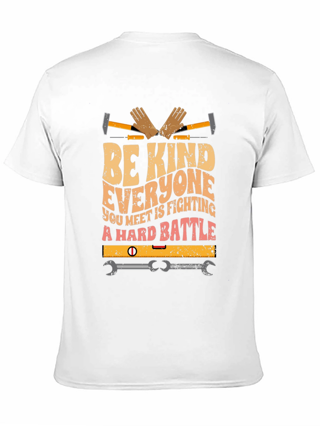 Be Kind Shirt - Construction Worker Graphic Tee