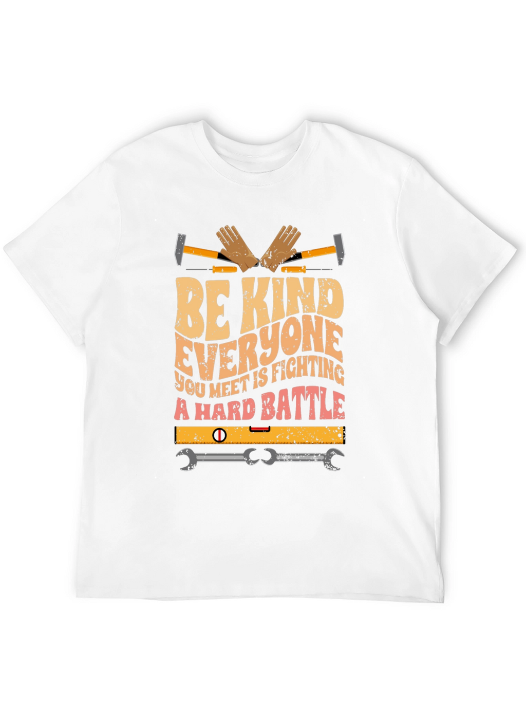 Be Kind Shirt - Construction Worker Graphic Tee