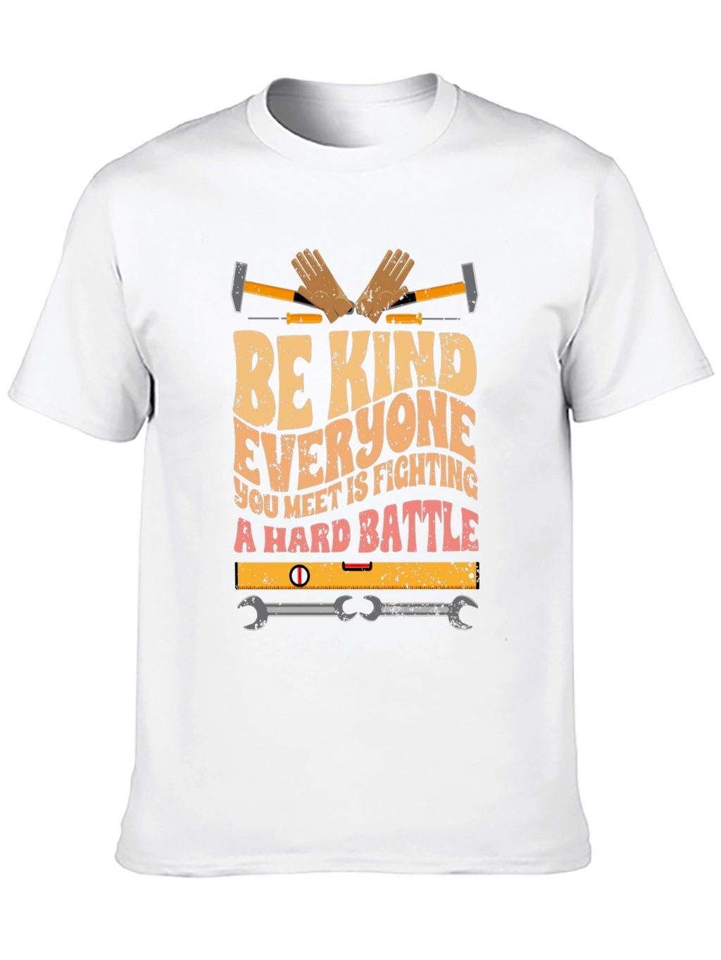 Be Kind Shirt - Construction Worker Graphic Tee