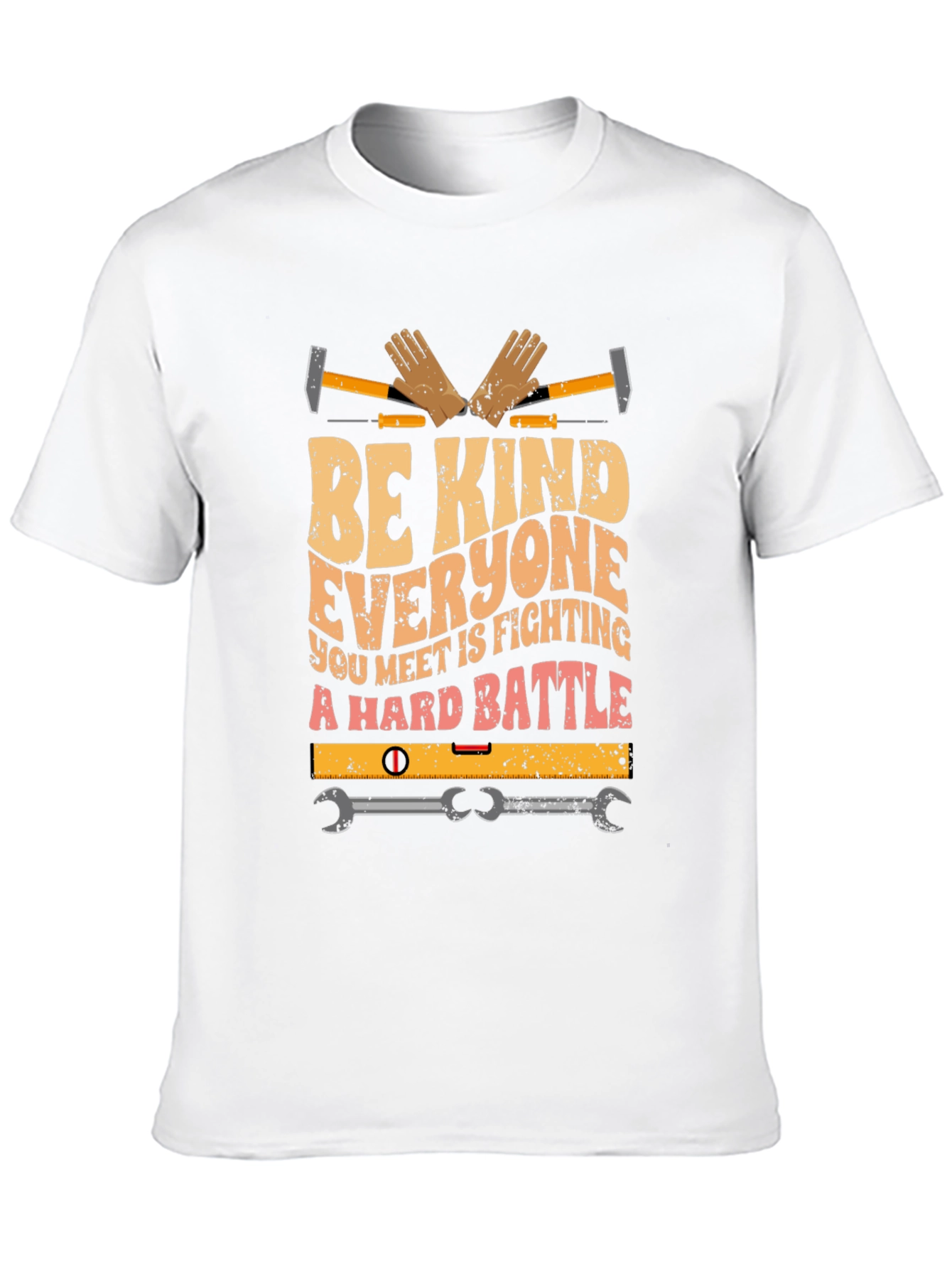 Be Kind Shirt - Construction Worker Graphic Tee