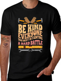 Be Kind Shirt - Construction Worker Graphic Tee
