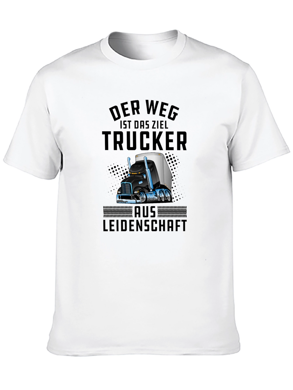 Trucker Passion Graphic T-Shirt