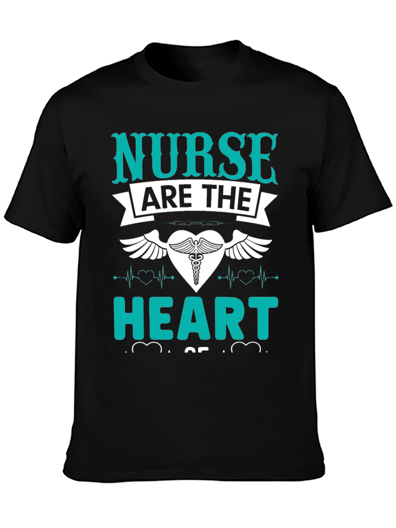 Nurse Heart T-Shirt - Medical Profession Apparel