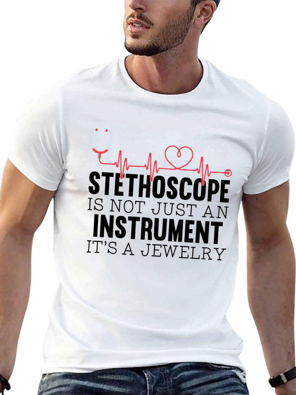 Stethoscope Jewelry Graphic Tee