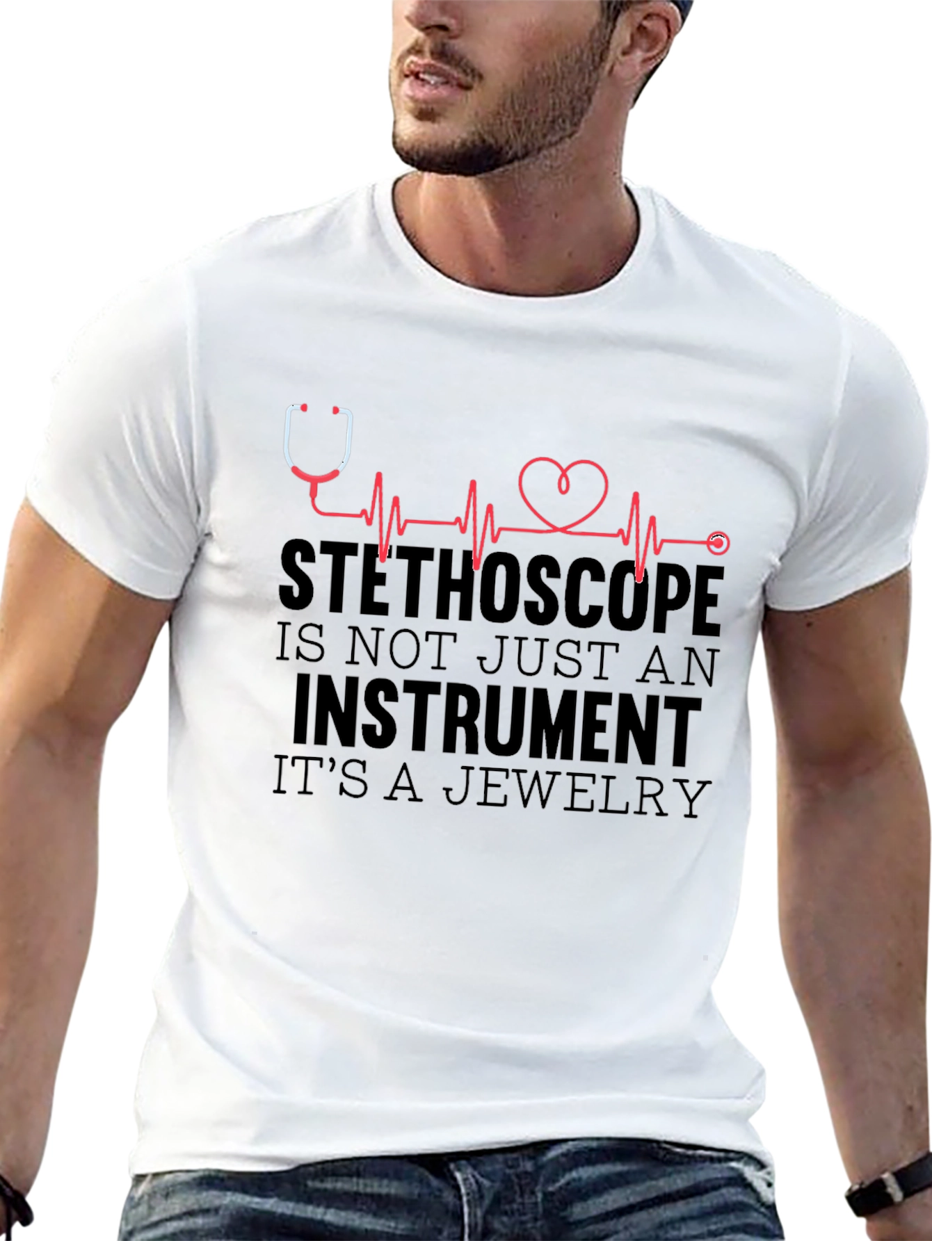 Stethoscope Jewelry Graphic Tee