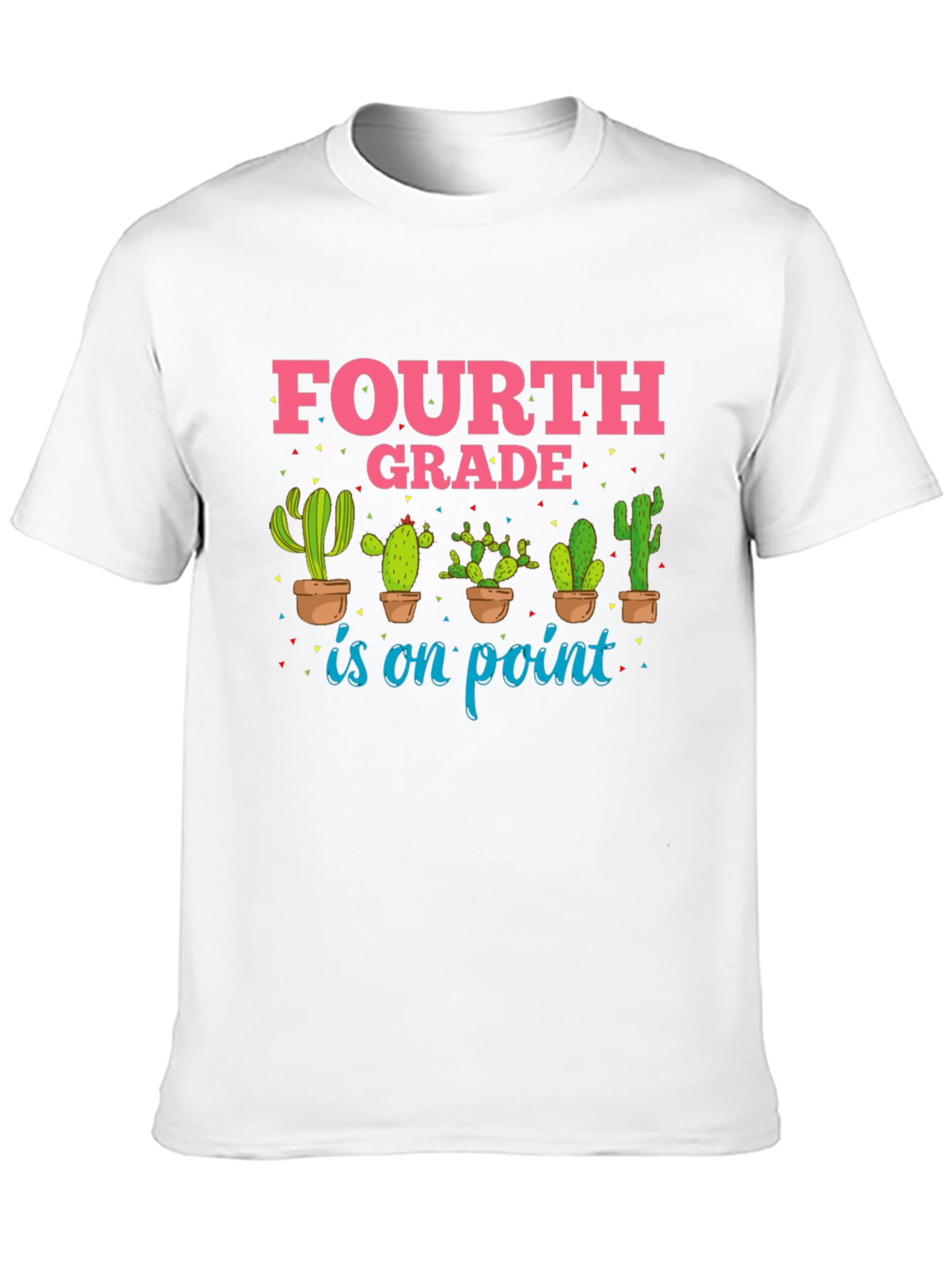 Fourth Grade Cactus Graphic T-Shirt