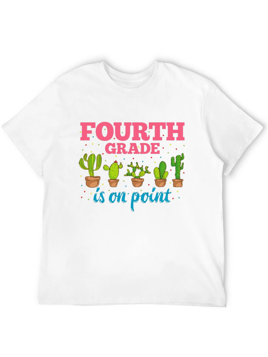 Fourth Grade Cactus Graphic T-Shirt