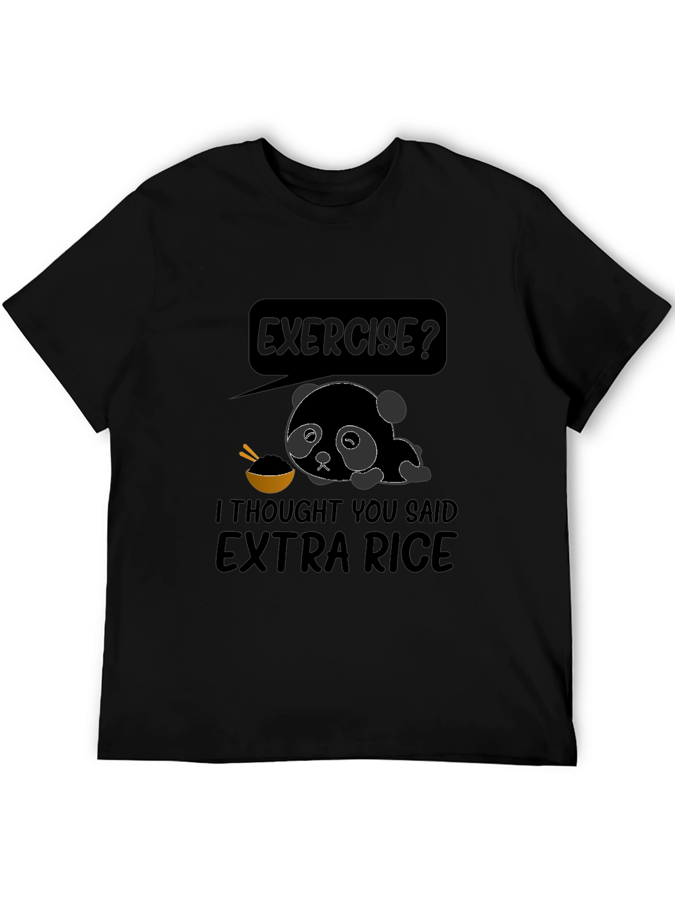 Extra Rice Panda Graphic T-Shirt