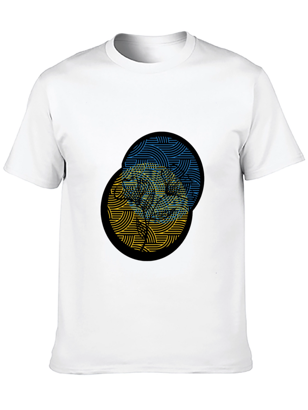 Ukraine Tree Black T-Shirt