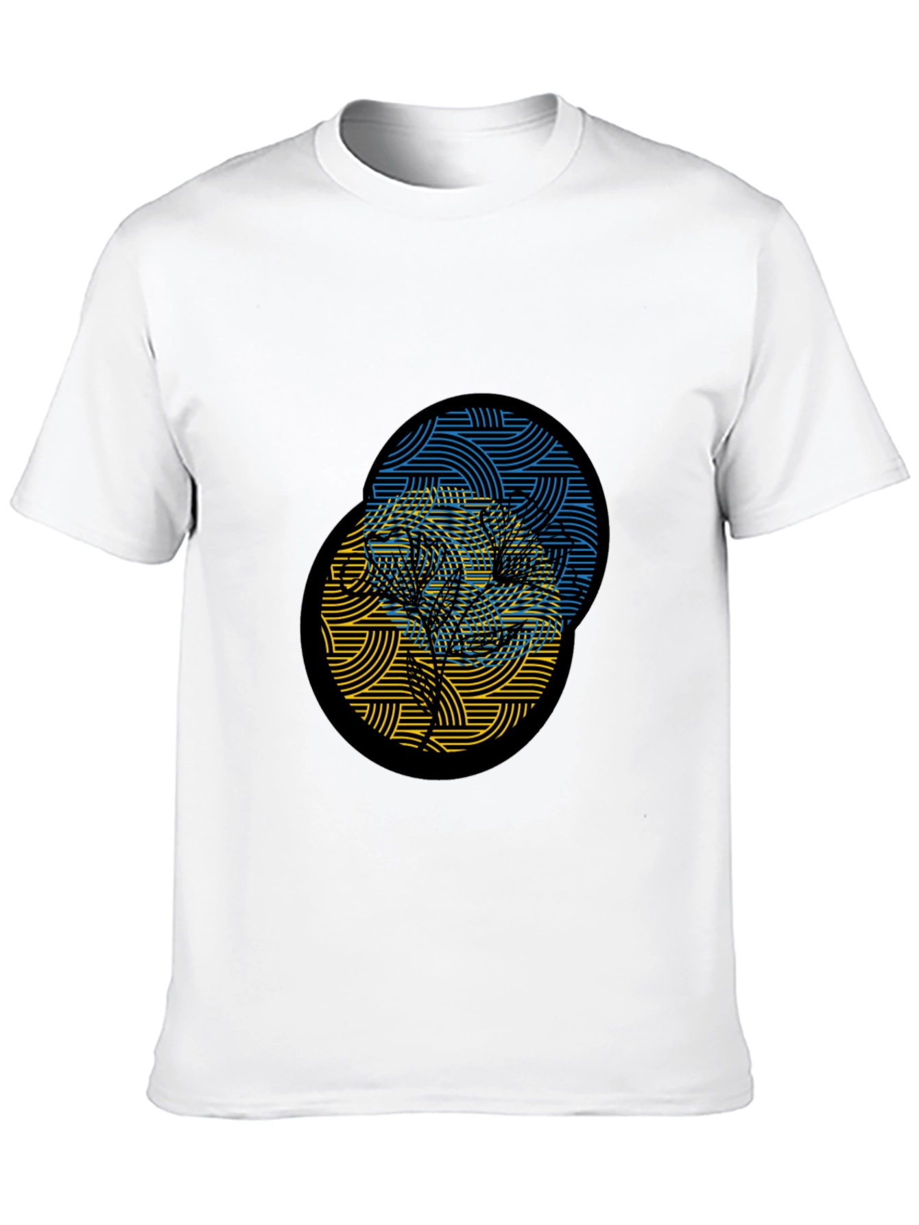 Ukraine Tree Black T-Shirt