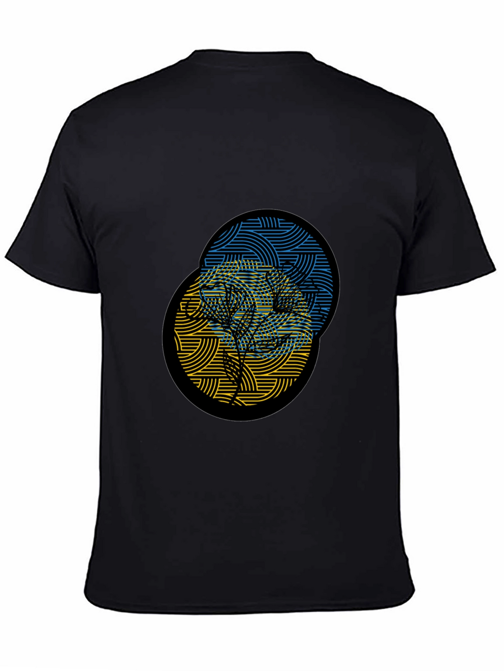 Ukraine Tree Black T-Shirt