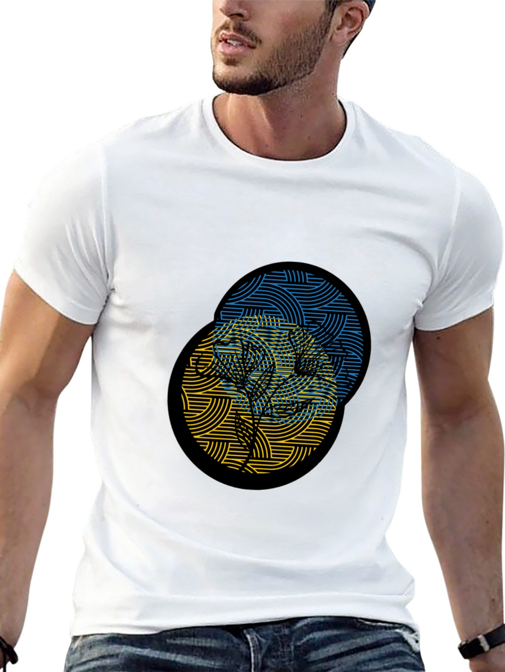 Ukraine Tree Black T-Shirt