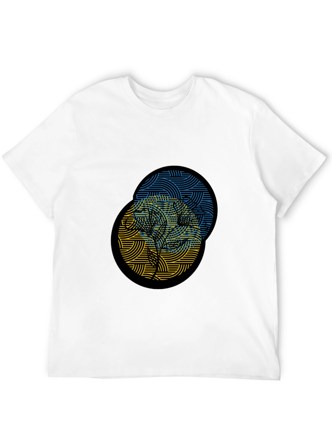 Ukraine Tree Black T-Shirt