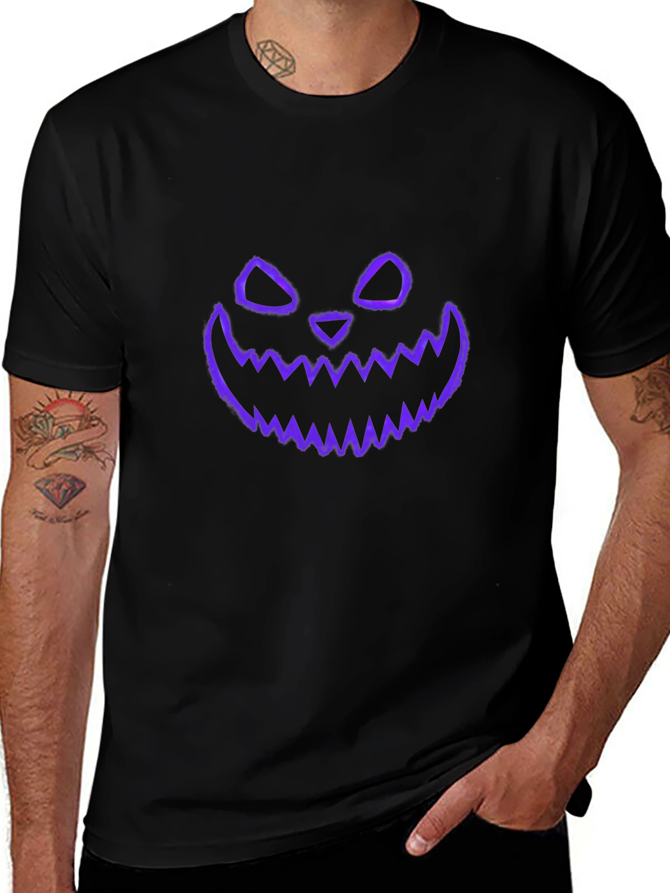 Spooky Purple Halloween T-Shirt