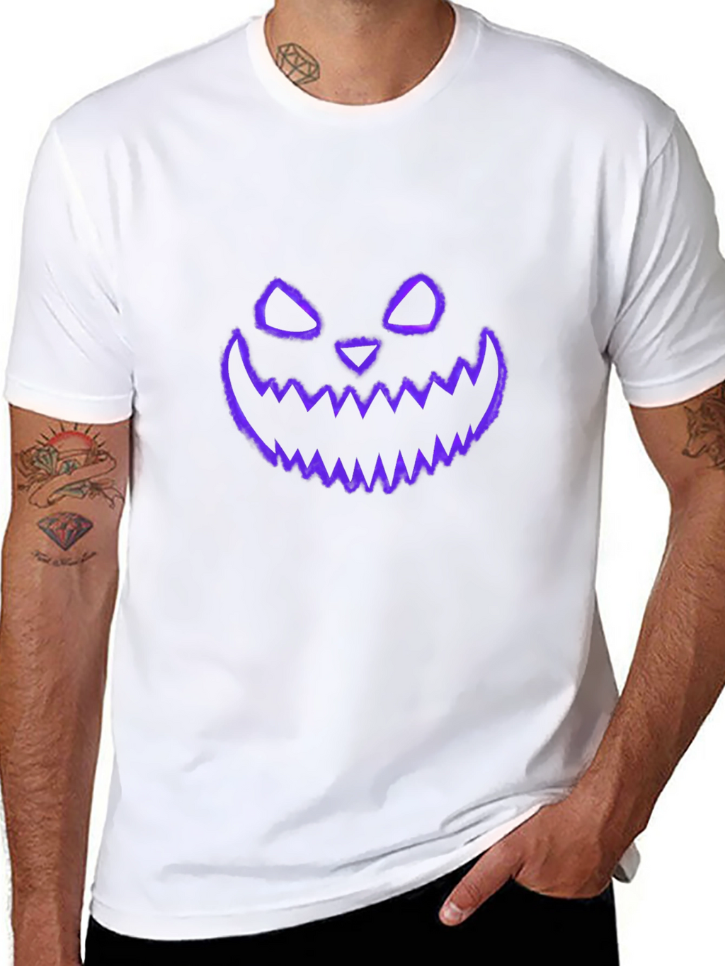 Spooky Purple Halloween T-Shirt