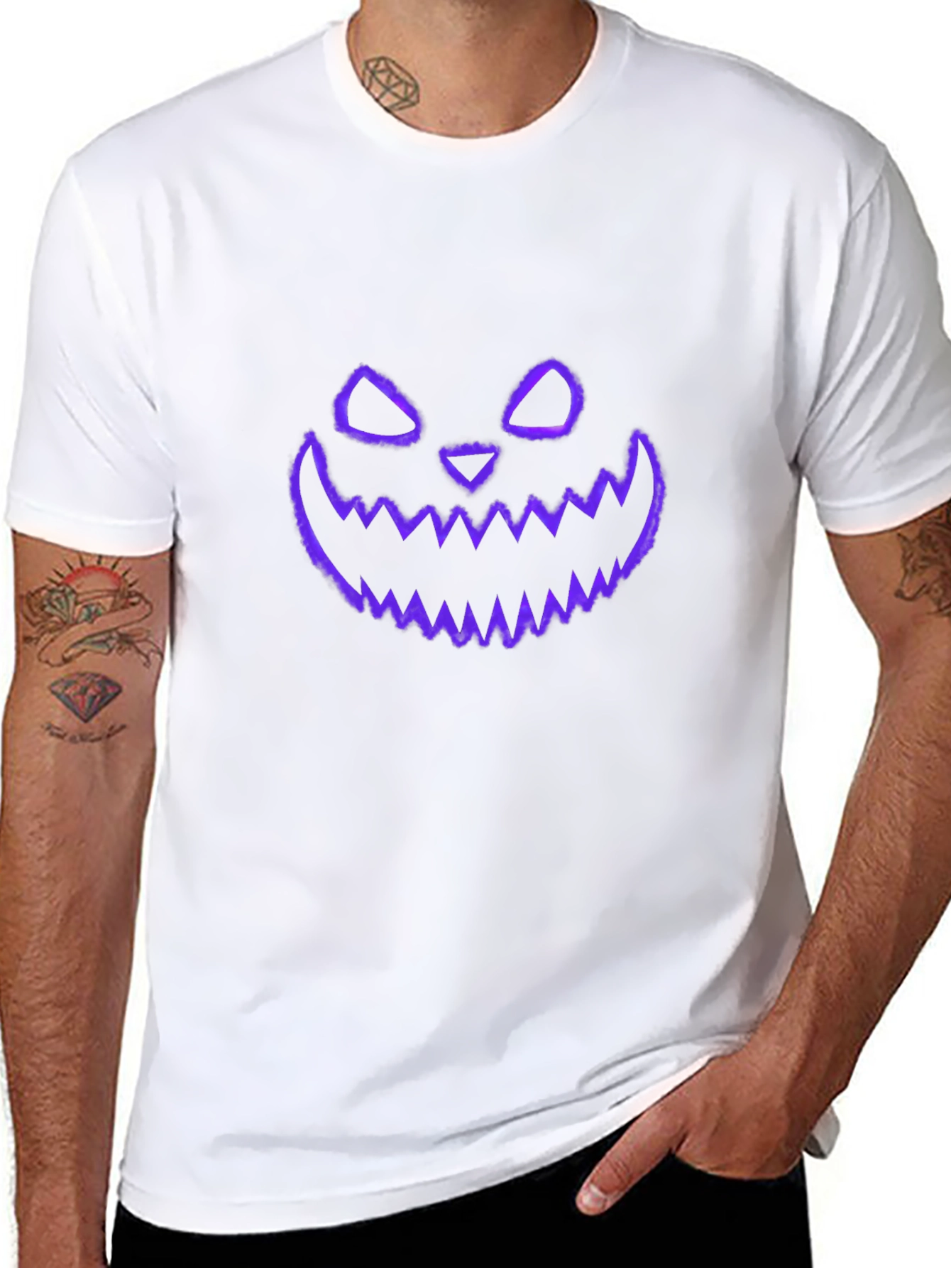 Spooky Purple Halloween T-Shirt