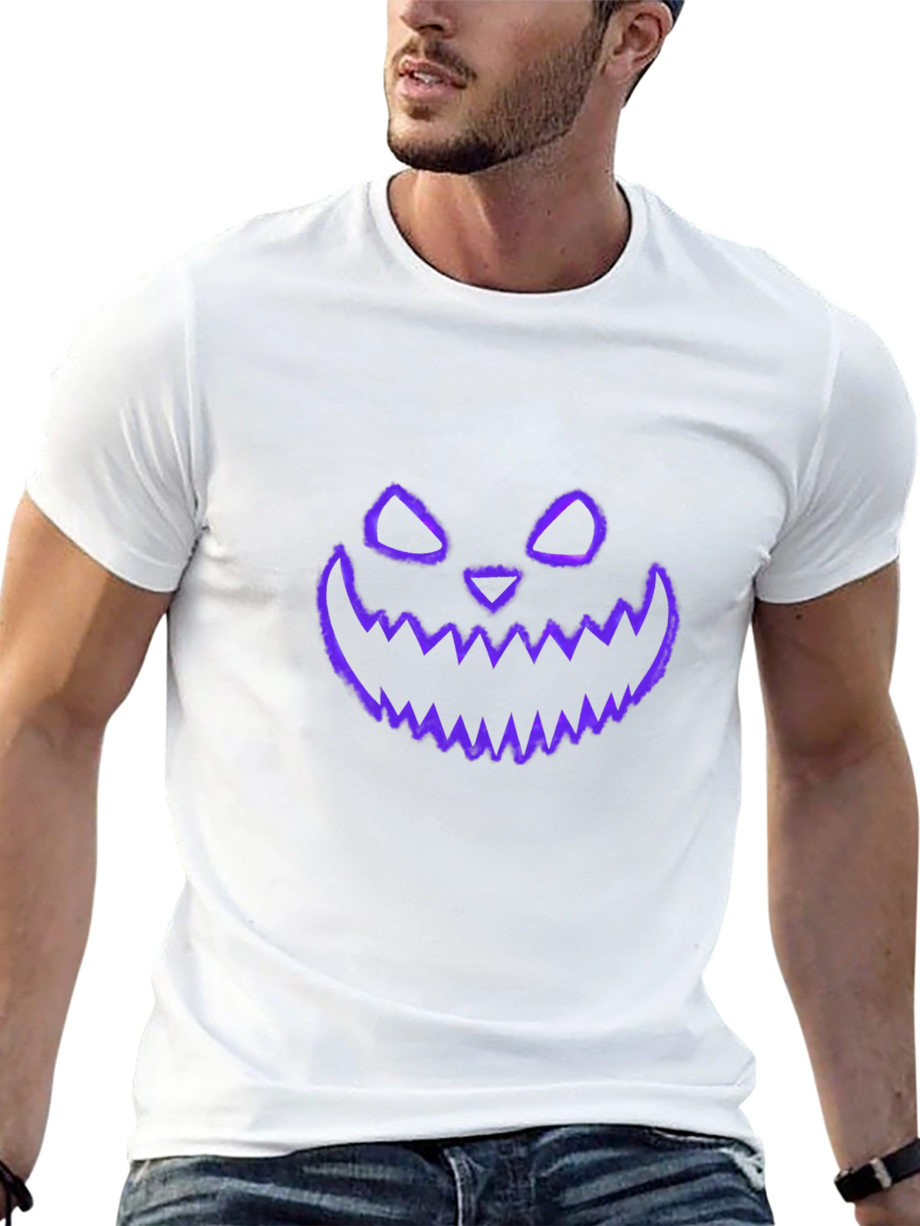 Spooky Purple Halloween T-Shirt