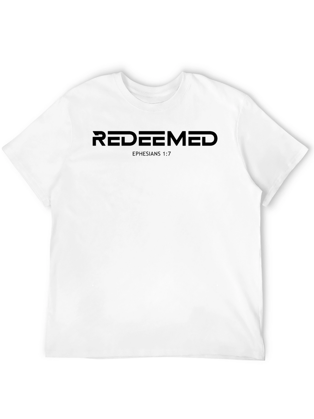 Redeemed Graphic Tee - Ephesians 1:7 Christian Shirt
